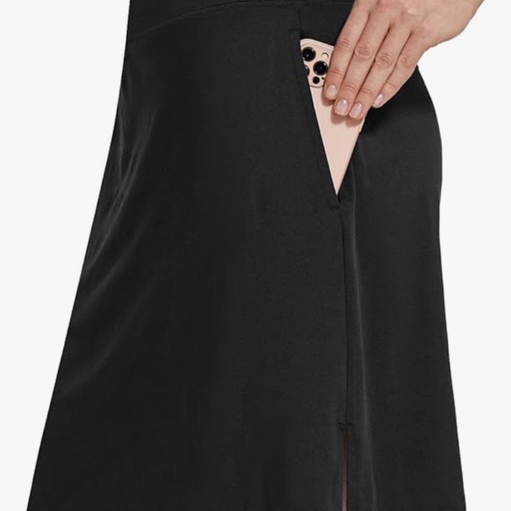 Women's 20" Knee Length Golf Skorts Long Athletic Tennis Skirts - Picture 8 of 8